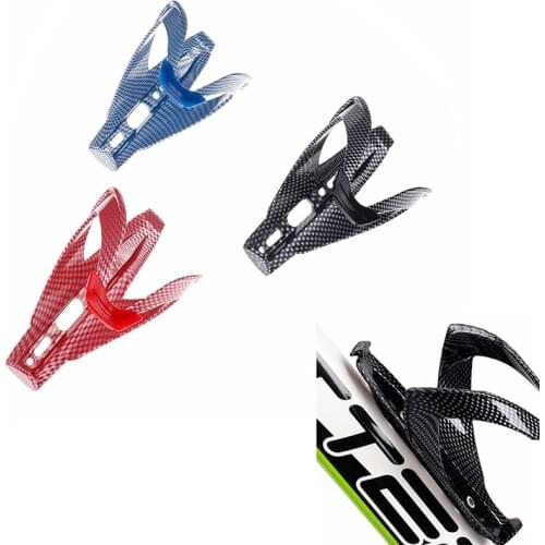 1 Pc Carbon Fiber Road Bicycle Bike Cycling Water Bottle Drinks Holder Rack Cage
