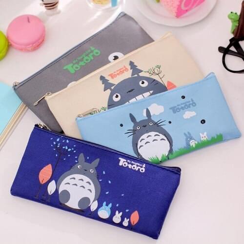1Pc Kawaii cat series pencil bags Cute canvas pen bag Office accessories School kids gift stationery supplies(tt-2427)