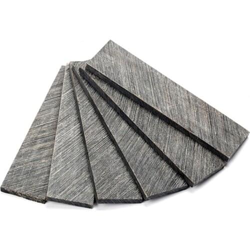 Natural Black Water Horns Slice 120*40*6MM Horns Slice Carving Board Knife Handle Patch 1PCS