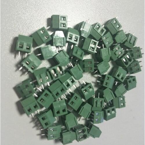 10pcs/lot 2 pin right angle screw terminal block connector 3.81MM pitch PLUG
