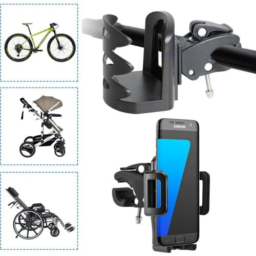 2021 Phone Stand Bicycle Motorcycle Handlebar Cup Holder Child Car Trolley Cup Stand for Iphone Accessories