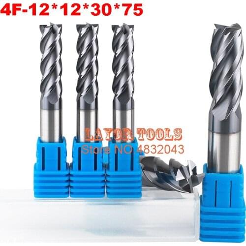 4F-12*12*30*75,HRC50,carbide end mills,Carbide Square Flatted End Mill , the lathe tool,boring bar,cnc,machine
