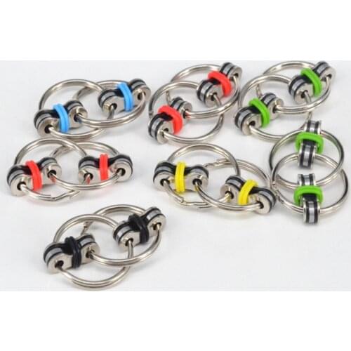 5 colors Creative Toys Fidget Toys Bike Chain Fidget Toy for Autism ADHD Stress Hands Funny Toys for Children