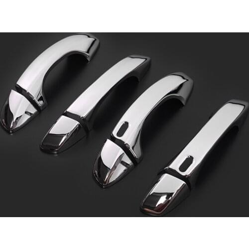 For Golf 7 Mk7 2013 2014 2015 2016 ABS Chrome Door Handle Cover Trim Car Styling Auto Accessories LHD 8pcs
