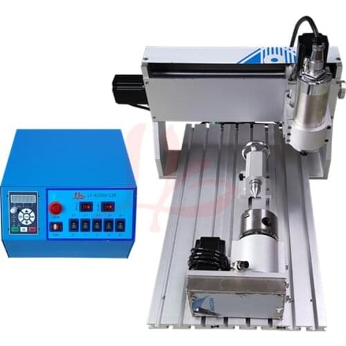 Free ship to Europe! 6040V 1.5KW 4axis marble cutting machine 3d cnc router 1500w,water cooling engraving machine