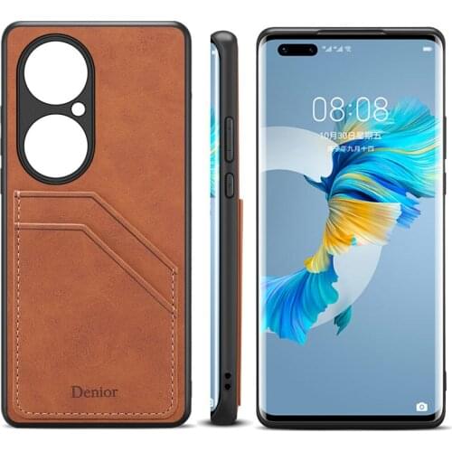 For Huawei P50 Pro Mate 40 Pro + Plus Case Card Slot Pocket For Smartphone Iphone 12 Promax 11 Pu Leather Phone Cover Design New