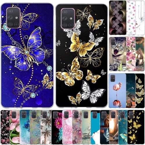 For Samsung Galaxy A71 Case Cover For Samsung Galaxy A71 Phone Cover Silicone Soft TPU Coque Full 360 Protective Bumper Fundas