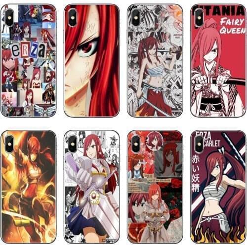 Fairy Tail erza scarlet Accessories Phone Case For Huawei P40 P30 P20 Pro P10 P9 Lite Y5 Y6 Y7 Y9 P Smart Plus 2018 2019