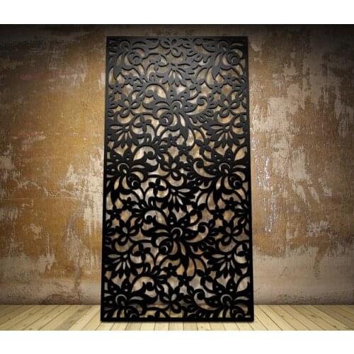 SUS 201 304 Stainless Steel Screen Partition Decorative Wall Panel For Home and Office Decoration