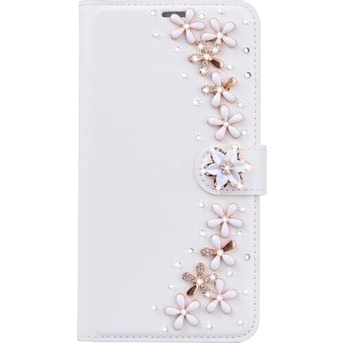For Samsung Galaxy M30s A51 A41 A31 S10 A30s A10s A10e A20s A21S A20e S10E J4 J6 Plus 2018 Rhinestone Case PU Leather Flip Cover