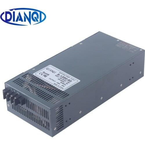 DIANQI Switching power supply output S-1000W 12V 13.5V 15V 24V 27V 36V 48V 72V power supply transformer S-1000-15 S-1000-48
