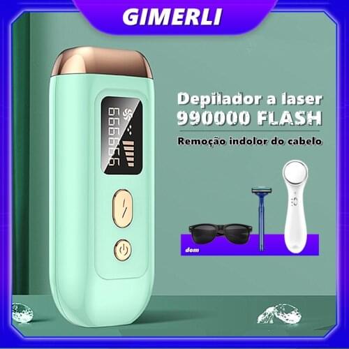 IPL Hair removal Epilator a Laser Permanent Hair Removal Machine Bikini Trimmer Electric depilador a laser women 990000 Flashes