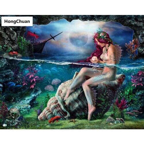 Sexy Woman Cartoon Diamond Painting Cross Embroidery 5D Square/Round Diamond Painting Diamond Mosaic Mural Christmas Gift