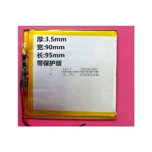 Polymer lithium battery 3.7V seven rainbow e708 For For Onda V971 9 inch flat battery, 359095 Q1 Rechargeable Li-ion Cell Rechar