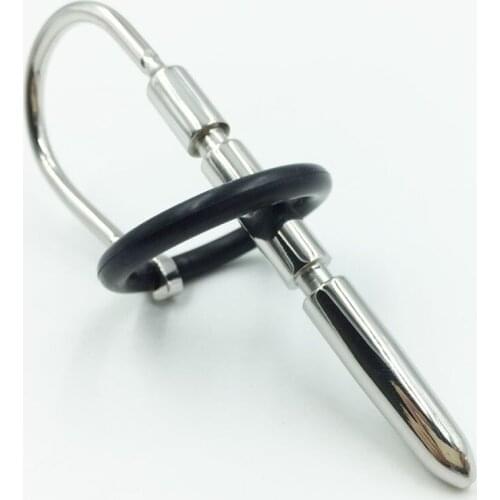 Stainless Steel Penis Insertion Sounding Rods Cock Rings Urethral Dilators Sex Toys For Men Cbt Penis Plug Urethra Sound