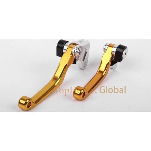 New One Pair Golden Color Top quality CNC Pivot Brake Clutch levers Set For SUZUKI RM125 RM250 1996-2003 1997 1998 1999 2000