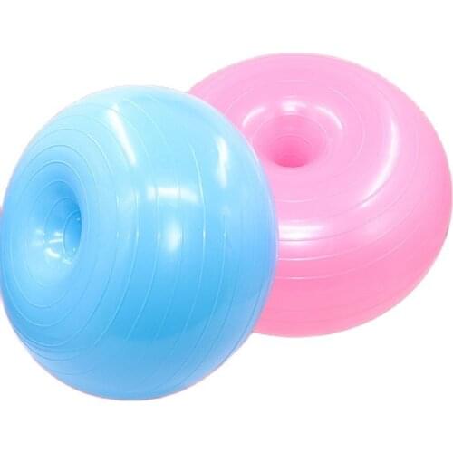 50*28cm Donut Yoga Ball Fitness Equipments Gym Office Workout Training Exercise Home Balance Sports Pilates
