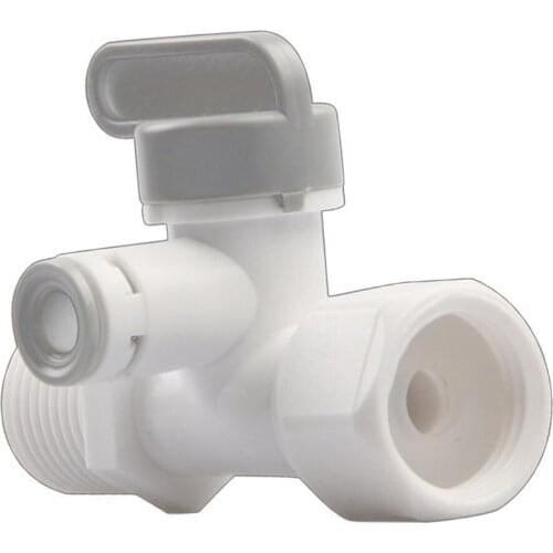 Purifier Feed Tee Ball Valve 1/4 inch Reverse Osmosis System Part