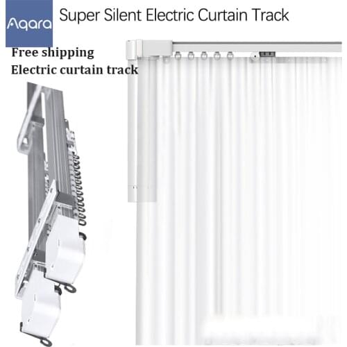 Original Aqara Electric Curtain Track Smart Curtain Rails Control System Customize for Aqara B1/Zigbee Curtain Motor
