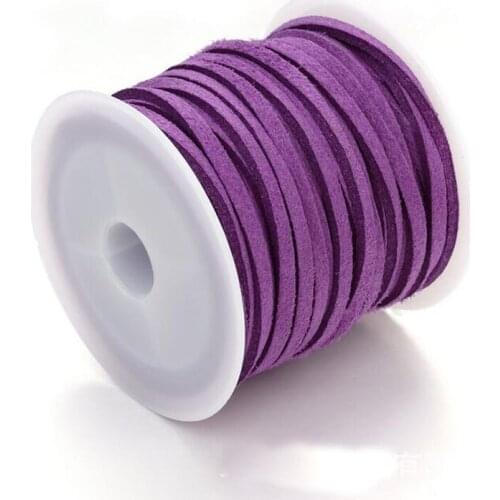 REDJCK 2\10 m 2.8 mm Width Suede Leather Cords 17 Colors Velvet String Rope Cord For DIY Bracelets Jewelry Making Accessories