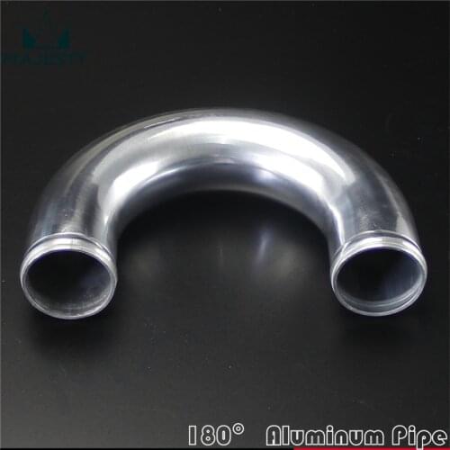 57 mm 2.25" inch 180 Degree Aluminum Turbo Intercooler Pipe Piping Tubing Elbow 180 Degree OD: 57 mm 2.25" inch Length 300mm