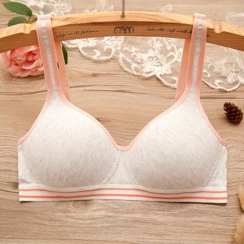 Yasemeen Ultra-thin Cup Wire Free Brassiere for Small Bust Seamless Push Up Bras for Teenager Girls Womens Underwear Invisible