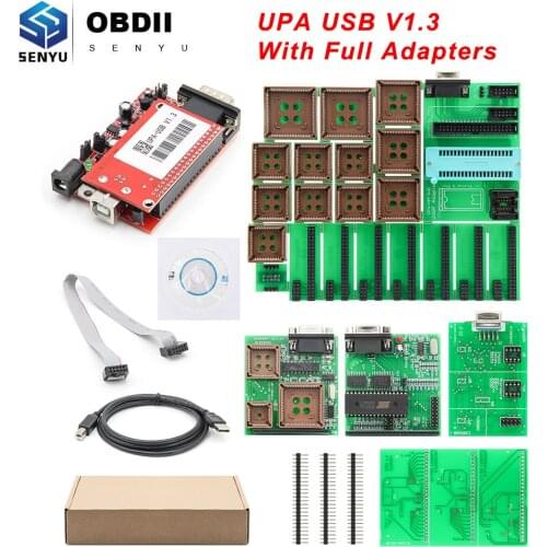 UPA USB V1.3 With Full Adapter V2014 ECU Programmer Tool UPA-USB V1.3 Chip Tunning Tool UPA USB 1.3 Car Tuning Diagnostic Tool