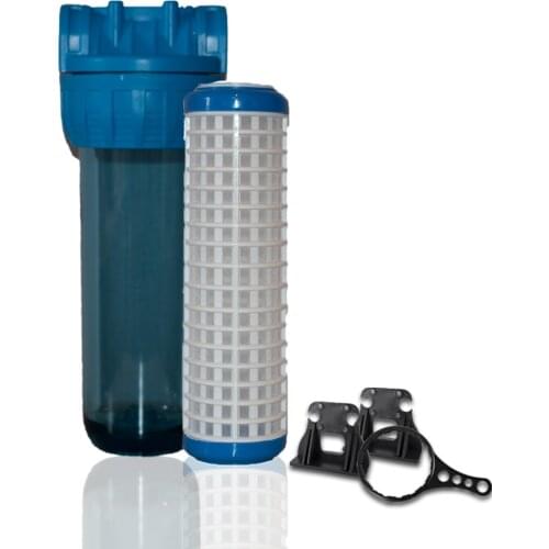 High Quality! 10 ''Transparent Whole House Water Filtration System With 10 İnch Washable Filter 3/4 ''İnlet & Outlet