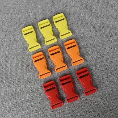10 Pcs/Lot 20mm 25mm Plastic Release Buckle Strap For Bag Dog Collar Necklace Bracelet Paracord Sewing Accessory
