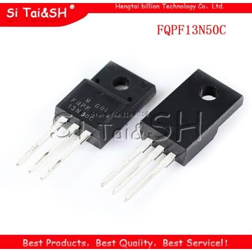 10pcs/lot New FQPF13N50C TO-220F 13N50 13A 500V 13N50C Liquid crystal field effect tube