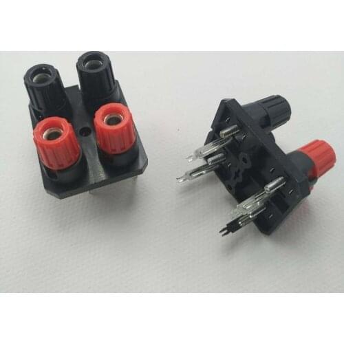 2pcs 4-bit audio quick wiring aging test clip square outer terminal block