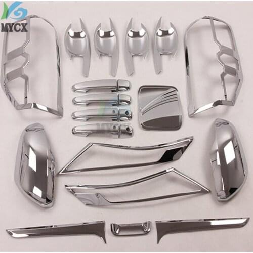 22pcs Chrome Kits Chrome Auto Accessories For Mitsubishi L200 Triton 2019 2020