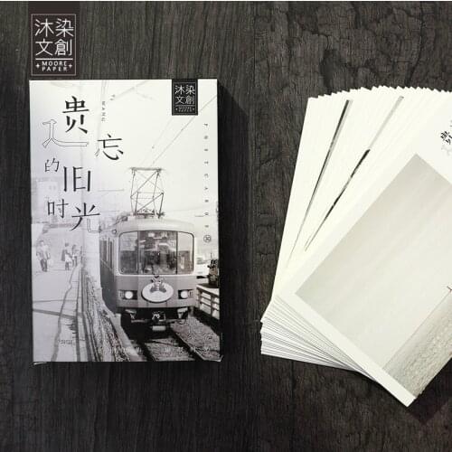 30Sheets/Set Novelty Black White Postcard /Greeting Card/Message Card/Christmas and New Year gifts