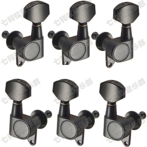 3R3L Black Inline Electric Guitar Tuning Pegs Tuners Machine Heads For Electric Guitar accessories parts Musical instrument