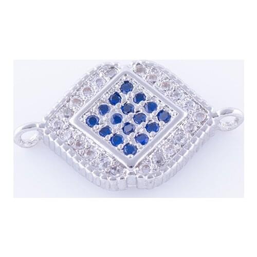 5pcs Retro Lip Charms Connectors For Jewelry Making Wholesale Copper Micro Pave Czech Charms Jewelry Accessories Gift