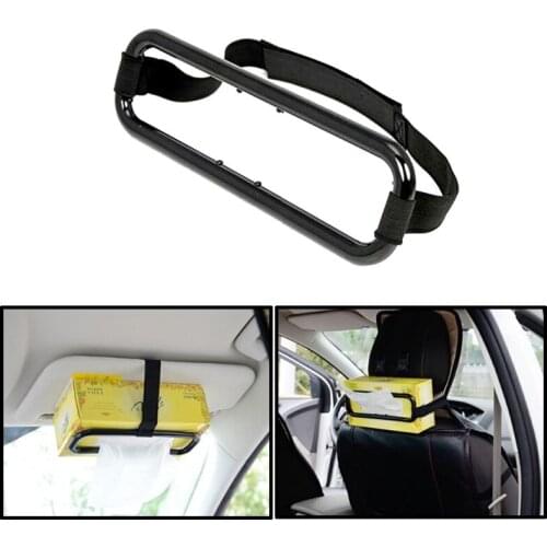 Car Sun Visor Tissue Box Holder Hanging Tissue Box Holder Seat Rear Bracket Car Interior Accessories