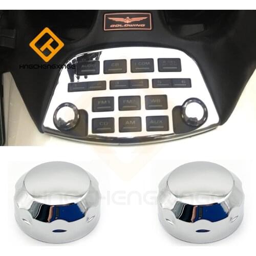 Switch button decorative shell switch chrome For Honda Goldwing 1800 GL1800 2001-2011 decoration