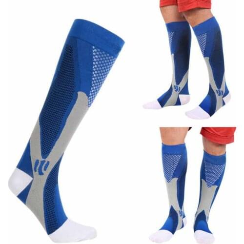 Compression Socks Unisex Men Women Leg Support Stretch Magic Sports Running Football MK