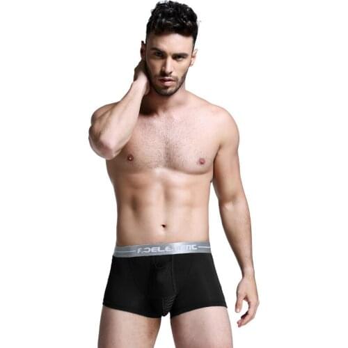 Youth Health Convex Separation Boxer Hombre Mens Modal Soft Mens Underwear Boxer Short Scrotum Care Capsule Function