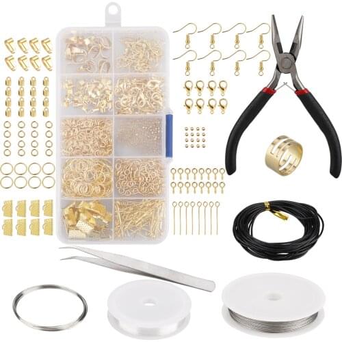 DIY Cricut Maker Set Jewelry findings Tools Clip buckle Lobster Clasp Open Jump Rings Earring Hook Jewelry Making Supplies Kit