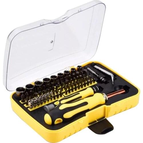 Toolbox Handle Socket Screwdriver Bit Set Household Hardware Repair Maintenance Tools