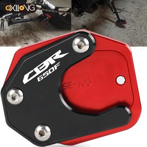 For HONDA CBR650F CB650F CB CBR 650F 2014 2015 2016 2017 2018 Motorcycle Side Stand Enlarger Plate Kickstand Enlarge Foot shelf