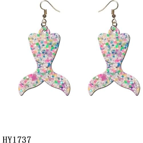 Mermaid tail earrings cutting dies die cut & wooden dies Suitable for common die cutting machines on the marke