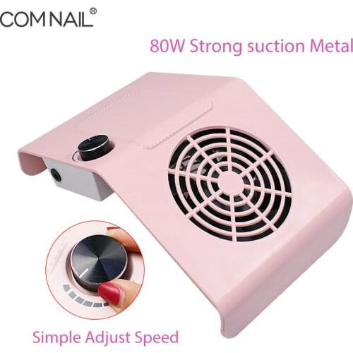 40W/80W High Power Nail Dust Collector for Vacuuming Manicure Dust No Leaking Nail Vacuum Cleaner Adjustable Speed Dust Suction