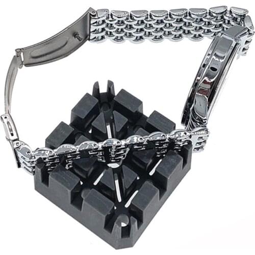 Watch Strap Remove And Fix Base Repair Tools Horlogerie Watch Strap Link Pin Remover Block for Watchmaker (plastic)