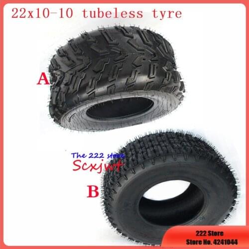 22x10.00-10 ATV Vacuum wheel Tire 22x10-10 inch tubeless Tyre For Quad Chinese Off-Road 4-wheel go-kart Motorcycle Motocross