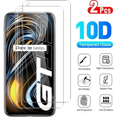 Glass on Realme GT 5G Tempered Glass For Oppo Realme GT Neo Phone Screen Protector HD Clear Full Glue Ultra-thin Glass Realme GT