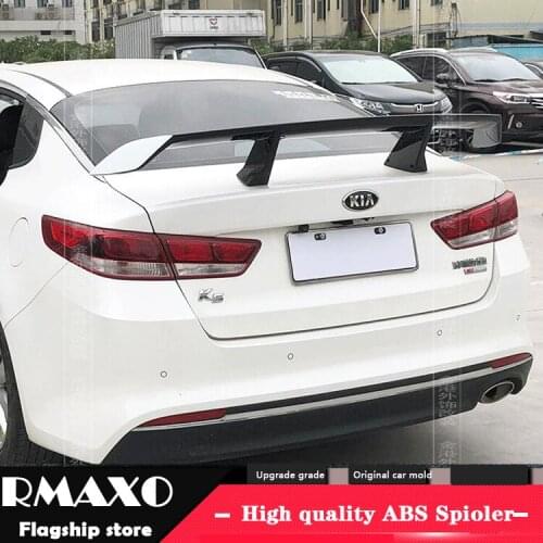 For Kia OPTIMA Sedan Universal TF Spoiler 2006-2018 K5 K3 K2 Spoiler ABS plastic Material Car Rear Wing Color Rear Spoiler