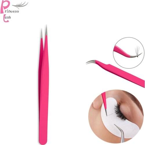 Eyelash tweezers High Precision Stainless Steel Hyperfine Tweezer for Makeup Nail Art Auxiliary tool lash extension supplies
