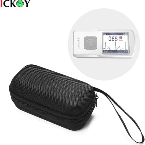 Hard Case Carrying Pouch Storage Bag for EMAY Portable EKG Monitor (Case Only) Accessories